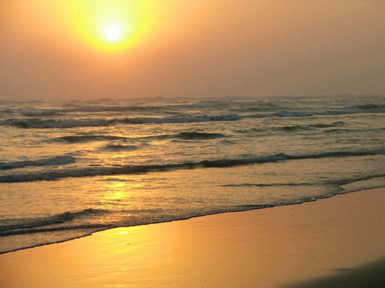 Playa al norte de Veracruz