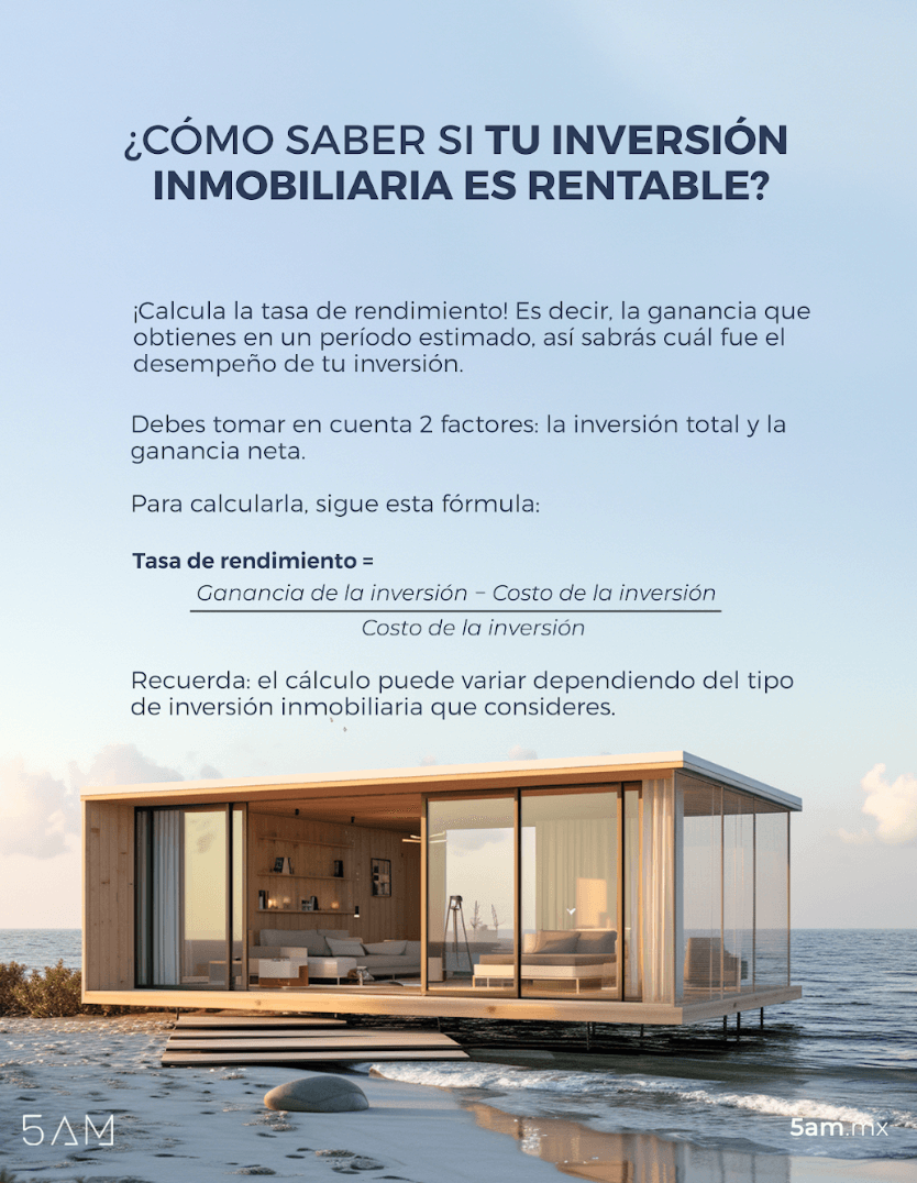 como saber si mi inversion inmobiliaria es rentable