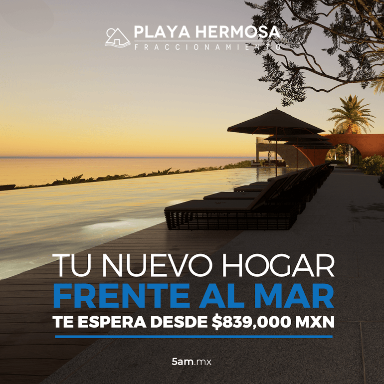 hogar frente al mar con leyenda de venta